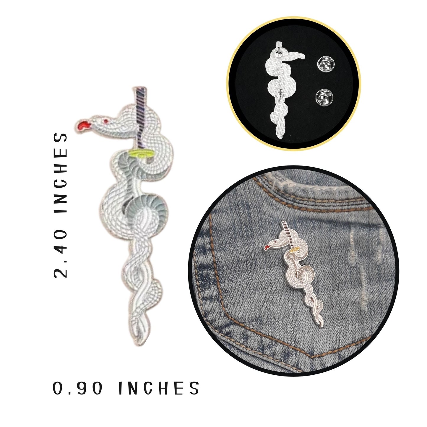 FANCYMYPIN - Obanai Iguro Lavender Twisted Nichirin Katana  Brooch Lapel Pin