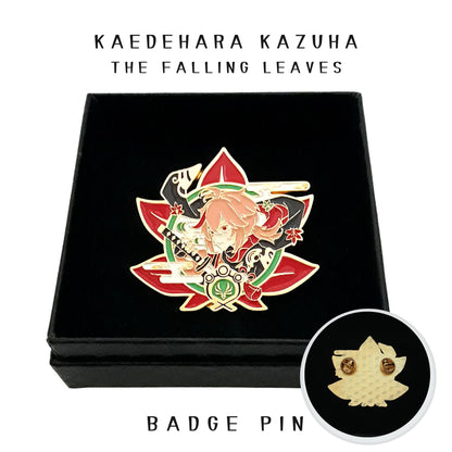 FANCYMYPIN - Genshin Impact Kaedehara Kazuha  Hard enamel brooch lapel collectible pin