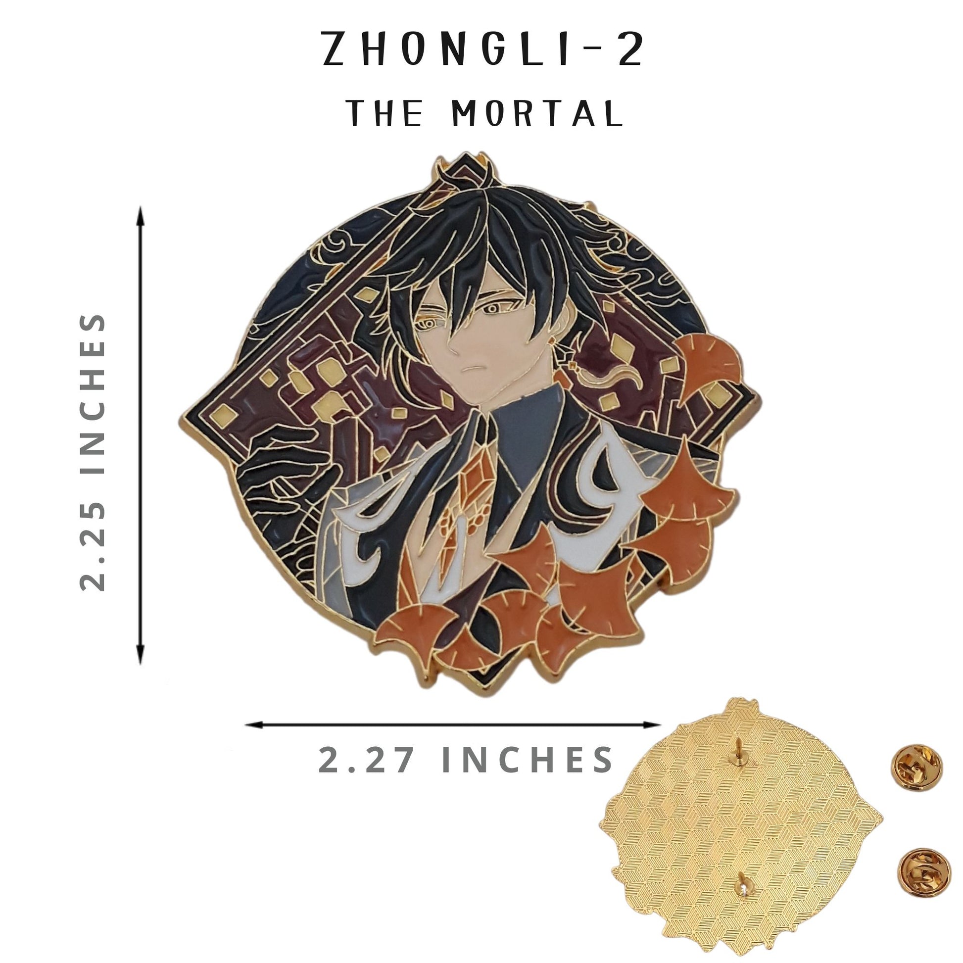 FANCYMYPIN - Genshin Impact Zhongli the mortal -2 enamel badge collectible pin