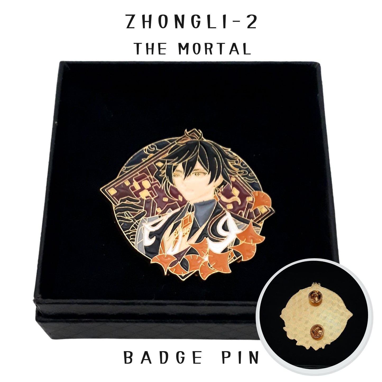 FANCYMYPIN - Genshin Impact Zhongli the mortal -2 enamel badge collectible pin