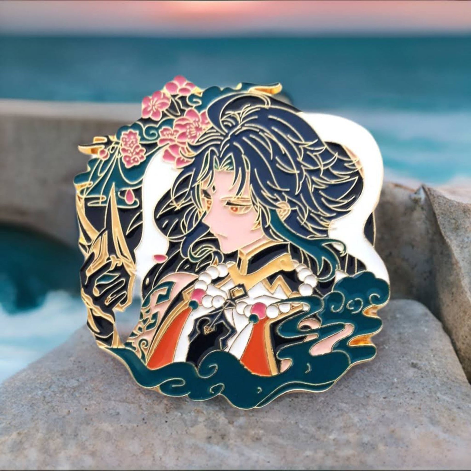 Fancymypin - Genshin Impact  Xiao Hard Enamel Brooch Badge Collectible Pin