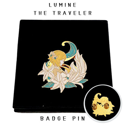 FANCYMYPIN - Genshin Impact - Lumine The traveler Enamel badge collectible pin