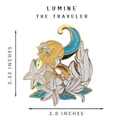 FANCYMYPIN - Genshin Impact - Lumine The traveler Enamel badge collectible pin