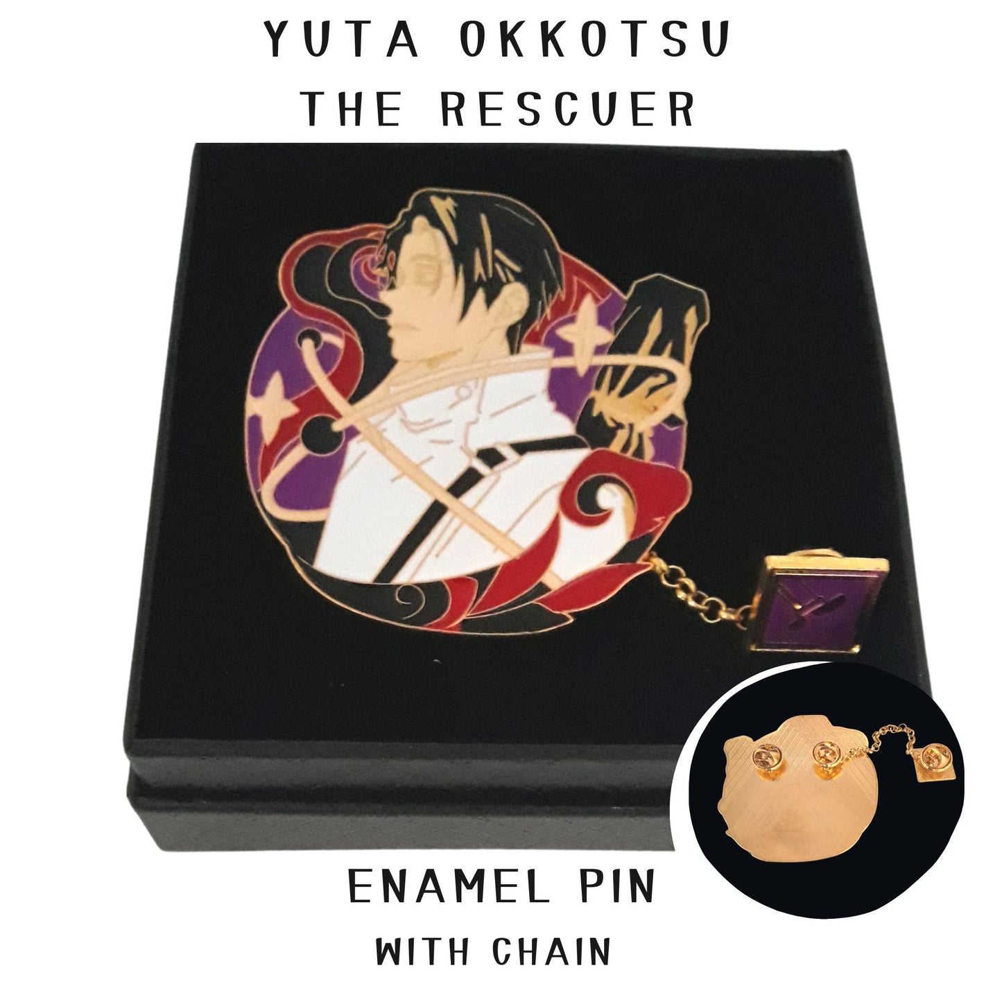 FANCYMYPIN - The rescuer Yuta enamel pin with chain collectible pin