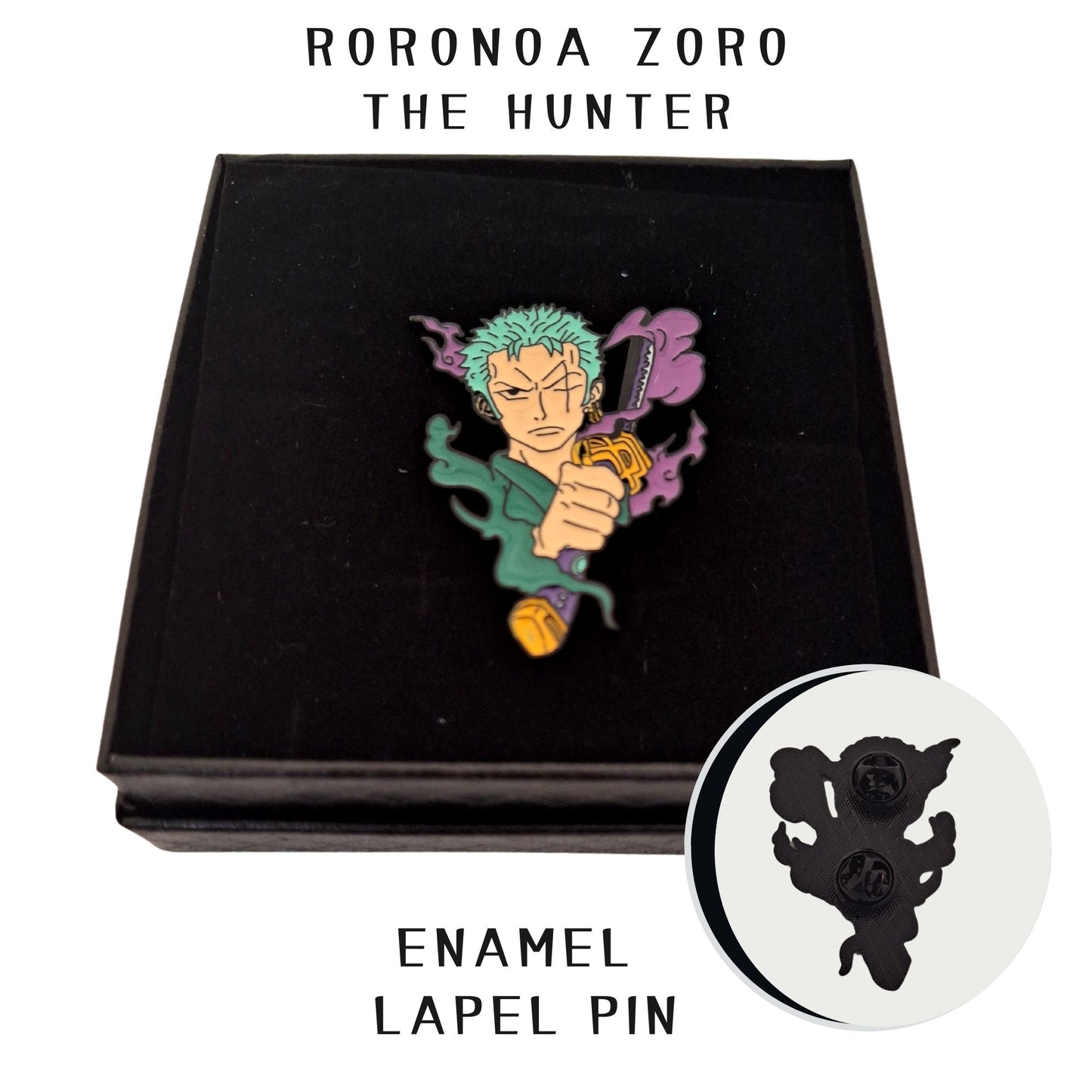 Fancymypin - Roronoa Zoro the hunter enamel lapel pin