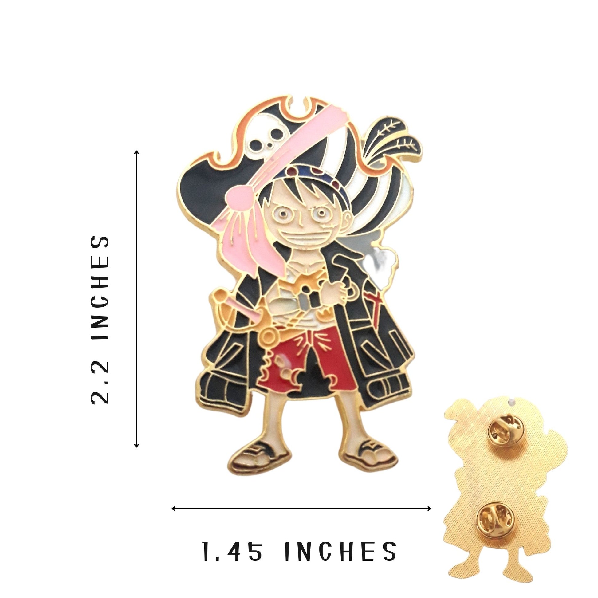 FANCYMYPIN -The straw hat luffy enamel lapel collectible pin