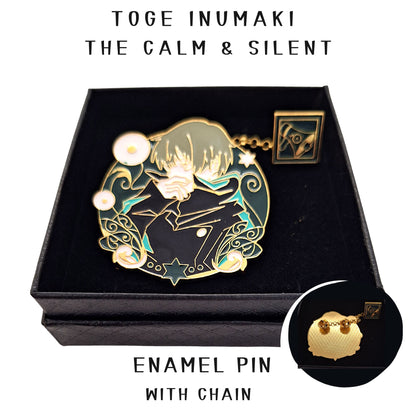 Fancymypin - Toge Inumaki enamel pin with chain