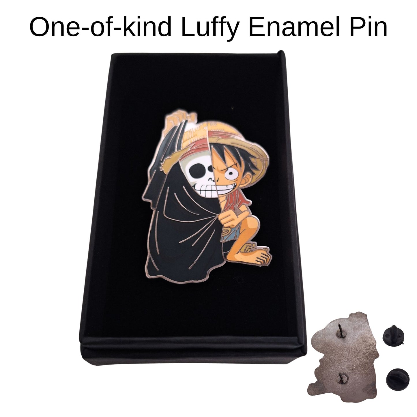 Larger Cartoon Character Luffy Brooch Backpack Enamel Pin