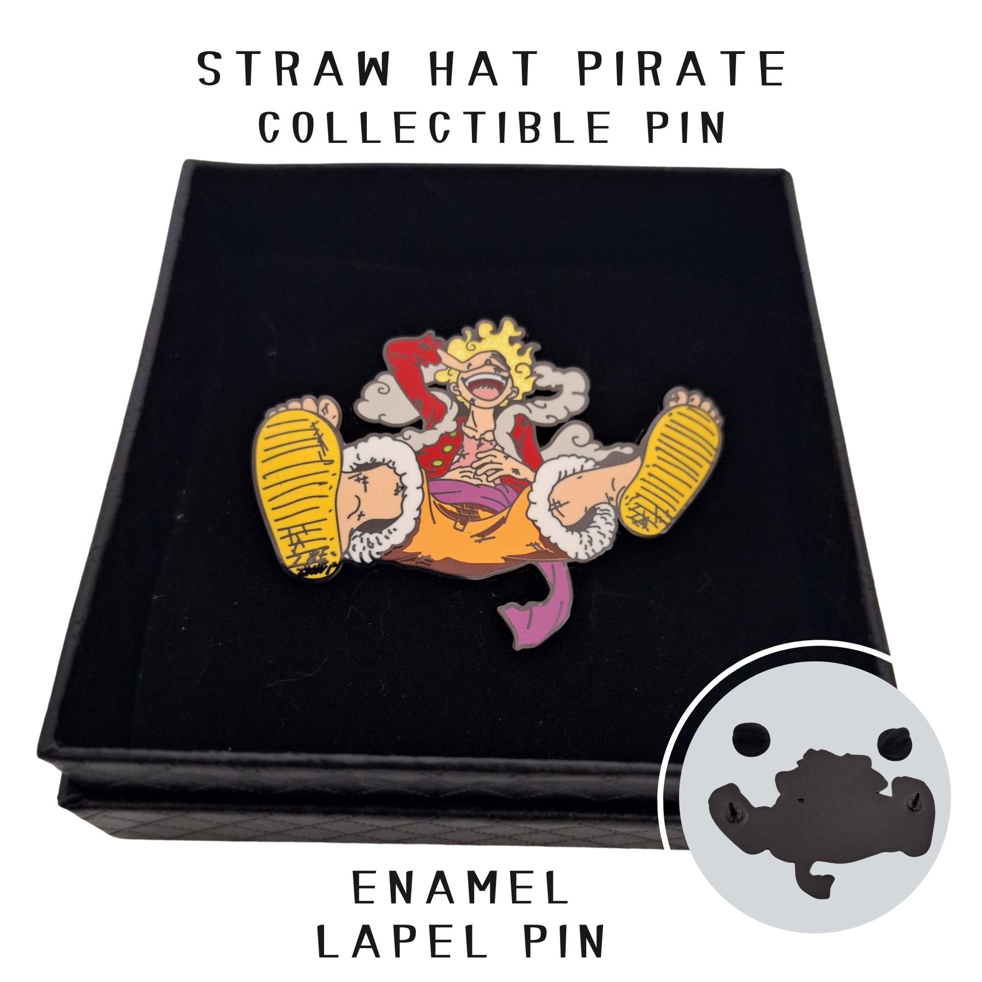 fancymypin - One Piece straw hat luffy enamel backpack lapel pin