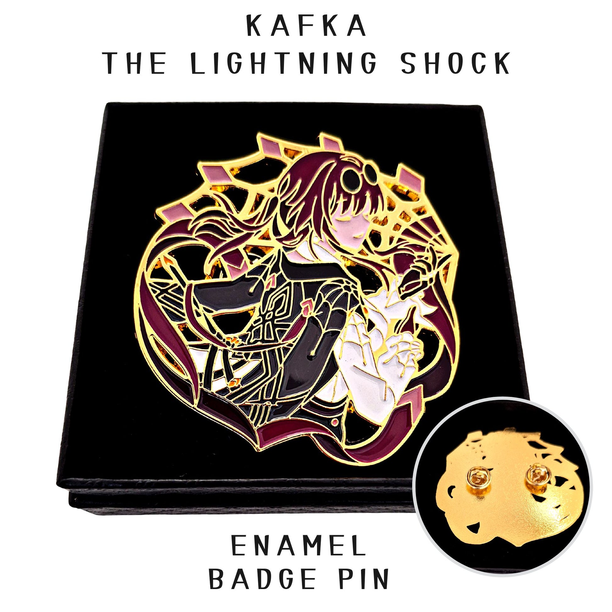 fancymypin - the lightning shock Kafka enamel collectible pin