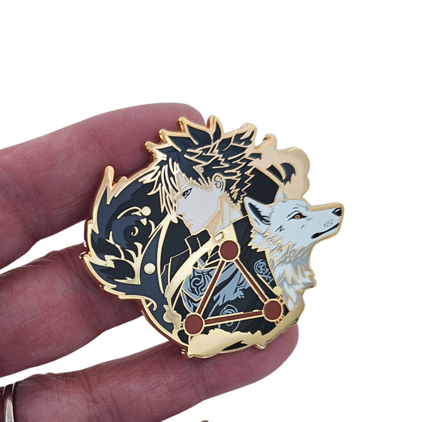 Megumi Jujutsu Kaisen Enamel Backpack Pin