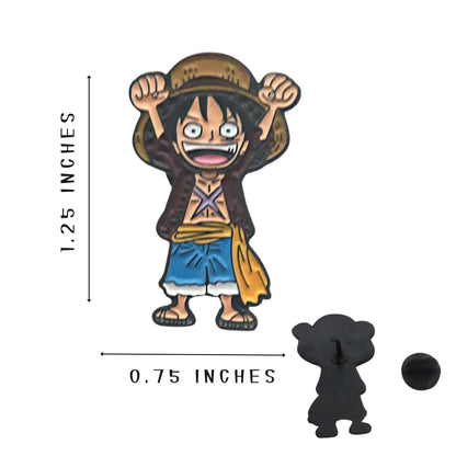 FANCYMYPIN -The straw hat luffy-1 enamel lapel collectible pin