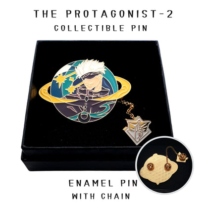 FANCYMYPIN - The Protagonist-2 enamel collectible pin with chain