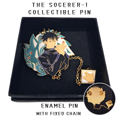 FANCYMYPIN - The Socerer -1 enamel collectible pin with fixed chain