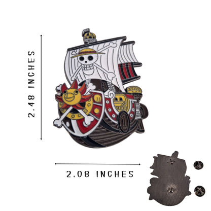 Large Thousand Sunny Brooch Pin