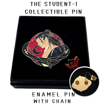 FANCYMYPIN - The Student -1 Enamel Collectible Pin with Chain