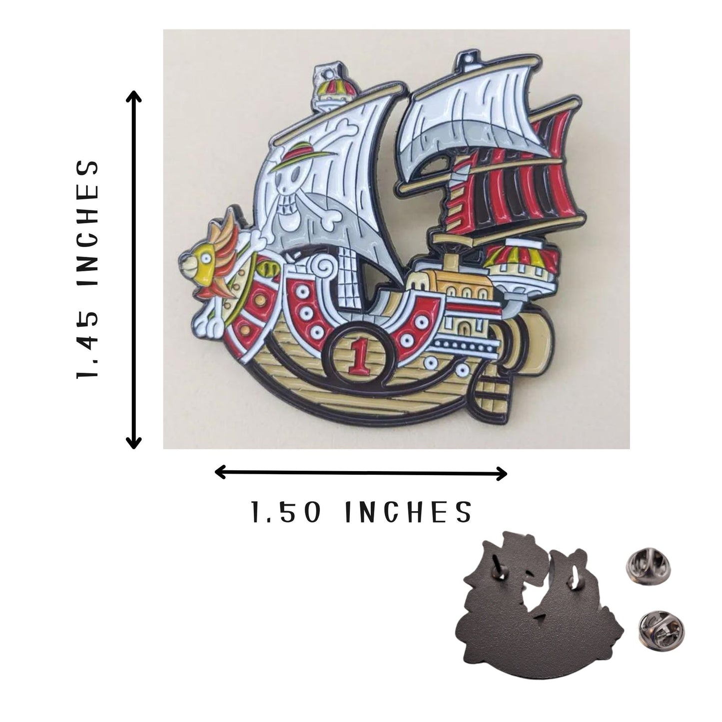 Fancymypin - Thousand sunny one piece enamel lapel pin