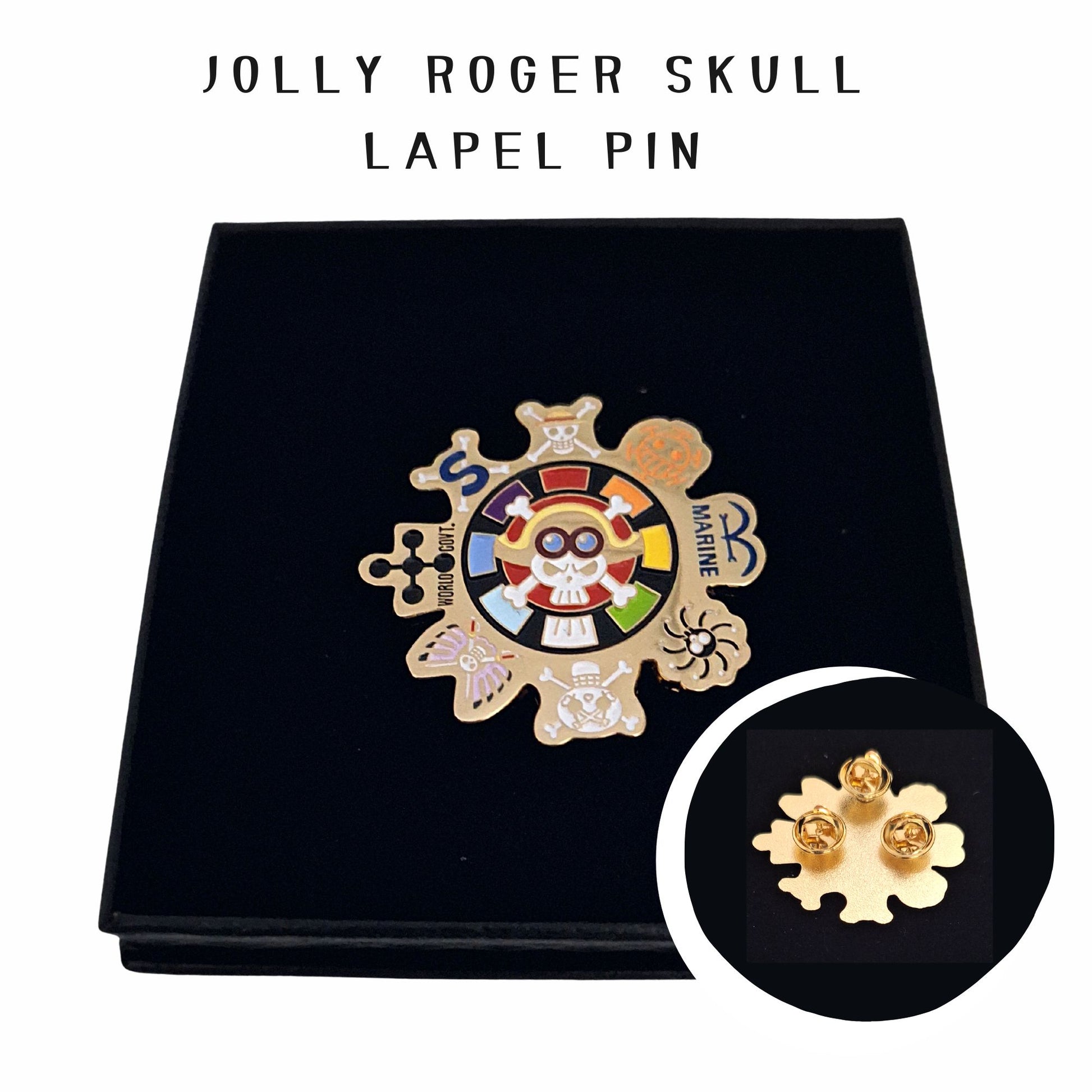 FANCYMYPIN- Jolly Roger Skull Lapel Pin