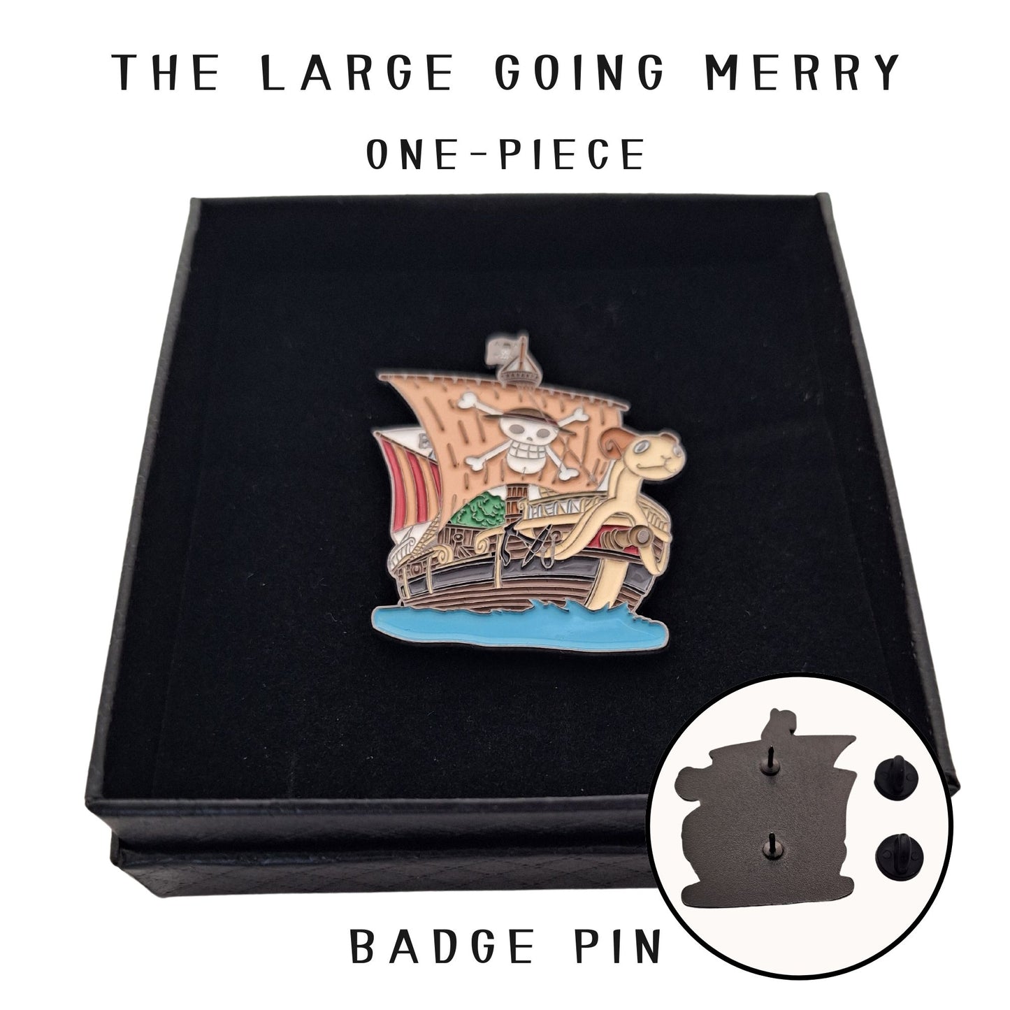 Large Going Merry Ship Brooch Pin