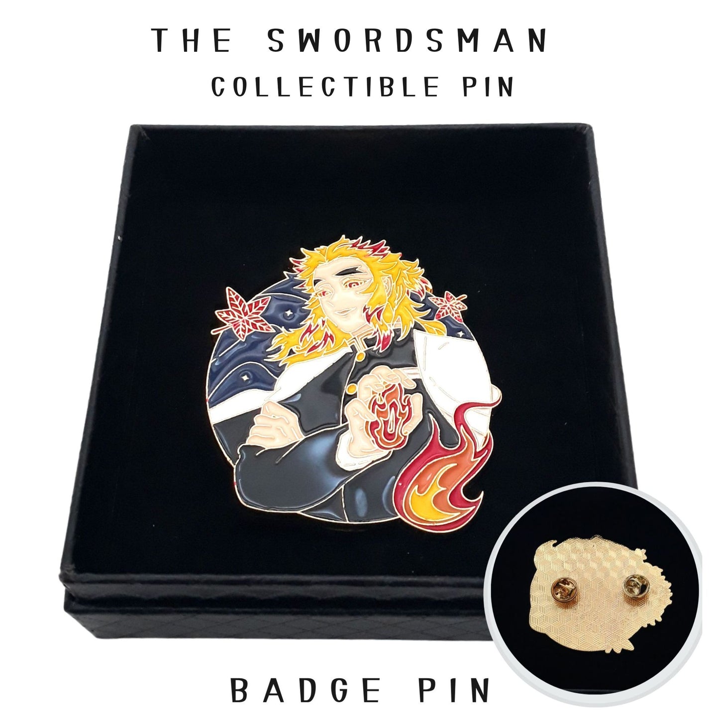 FANCYMYPIN - The swordsman enamel badge collectible pin