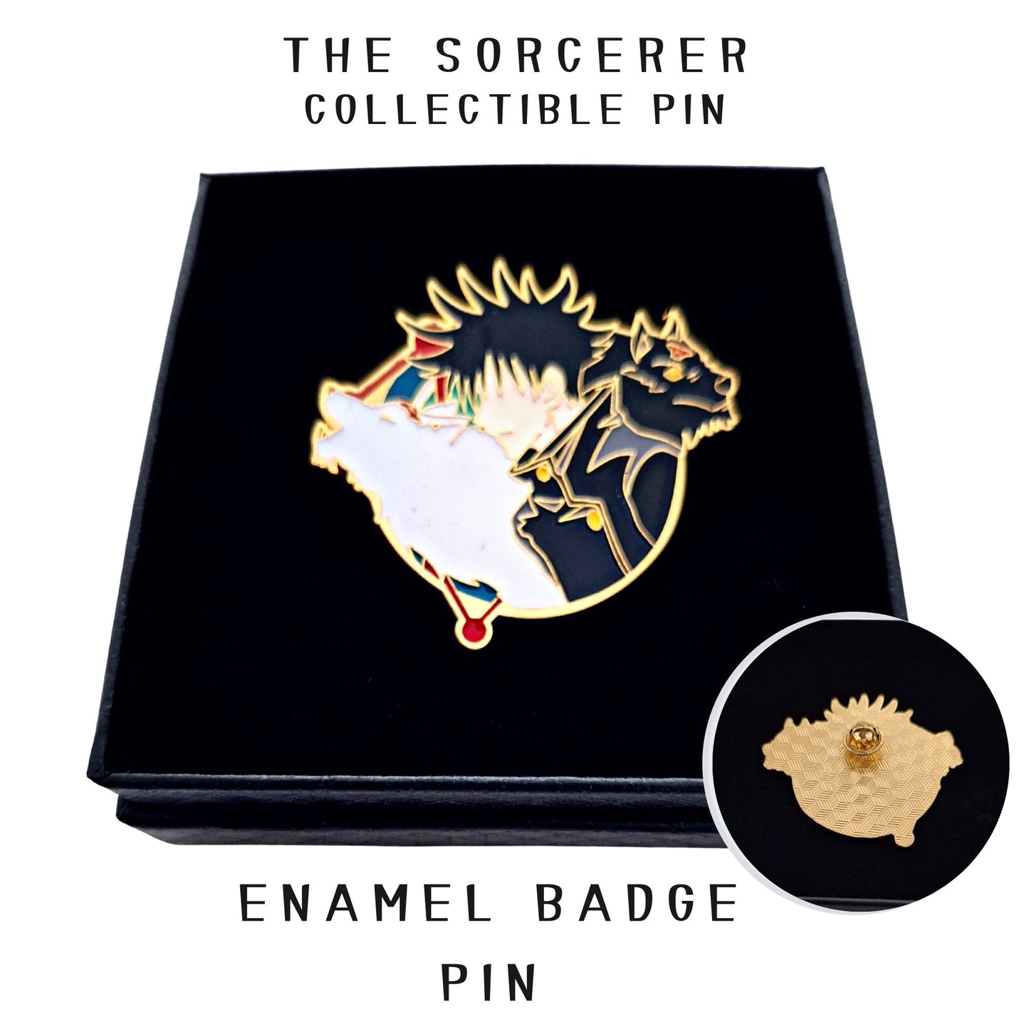 Fancymypin - The sorcerer Megumi Fushiguro enamel brooch pin