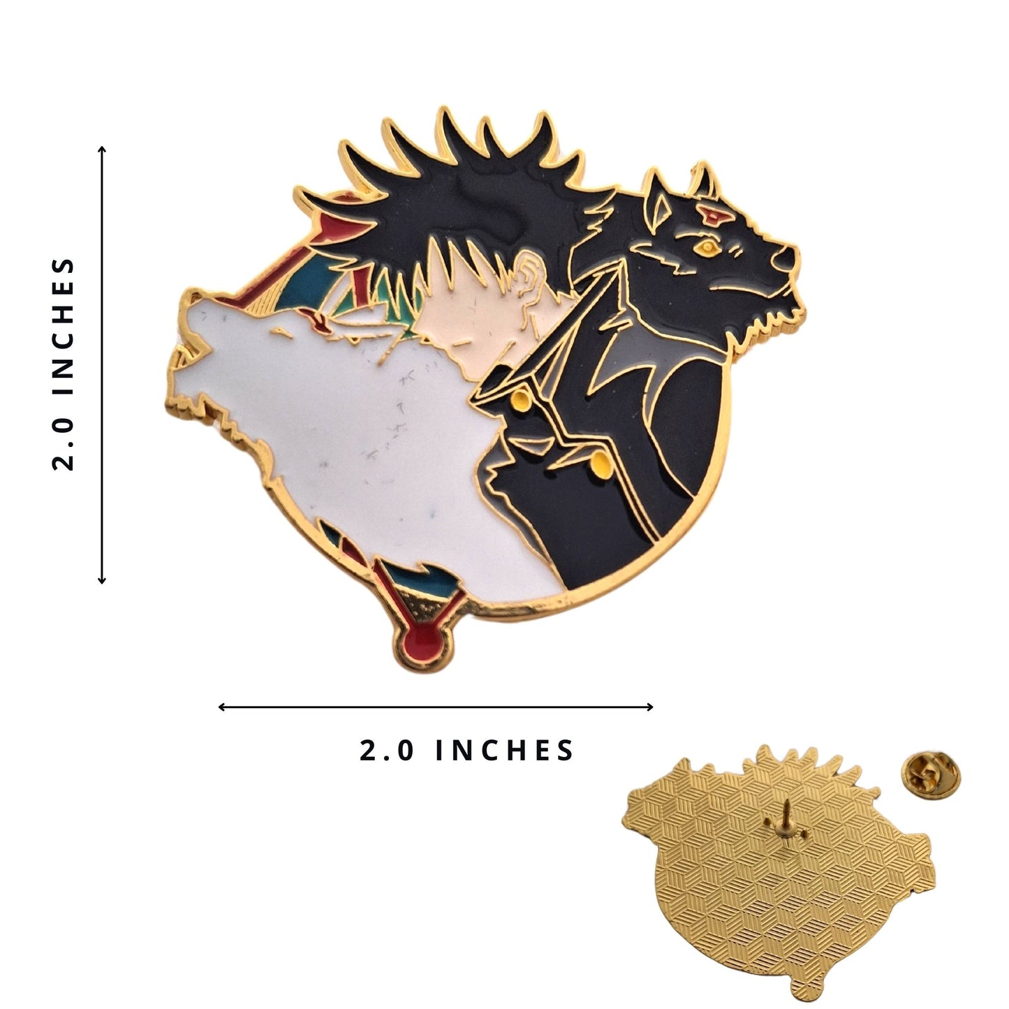 Fancymypin - The sorcerer Megumi Fushiguro enamel brooch pin