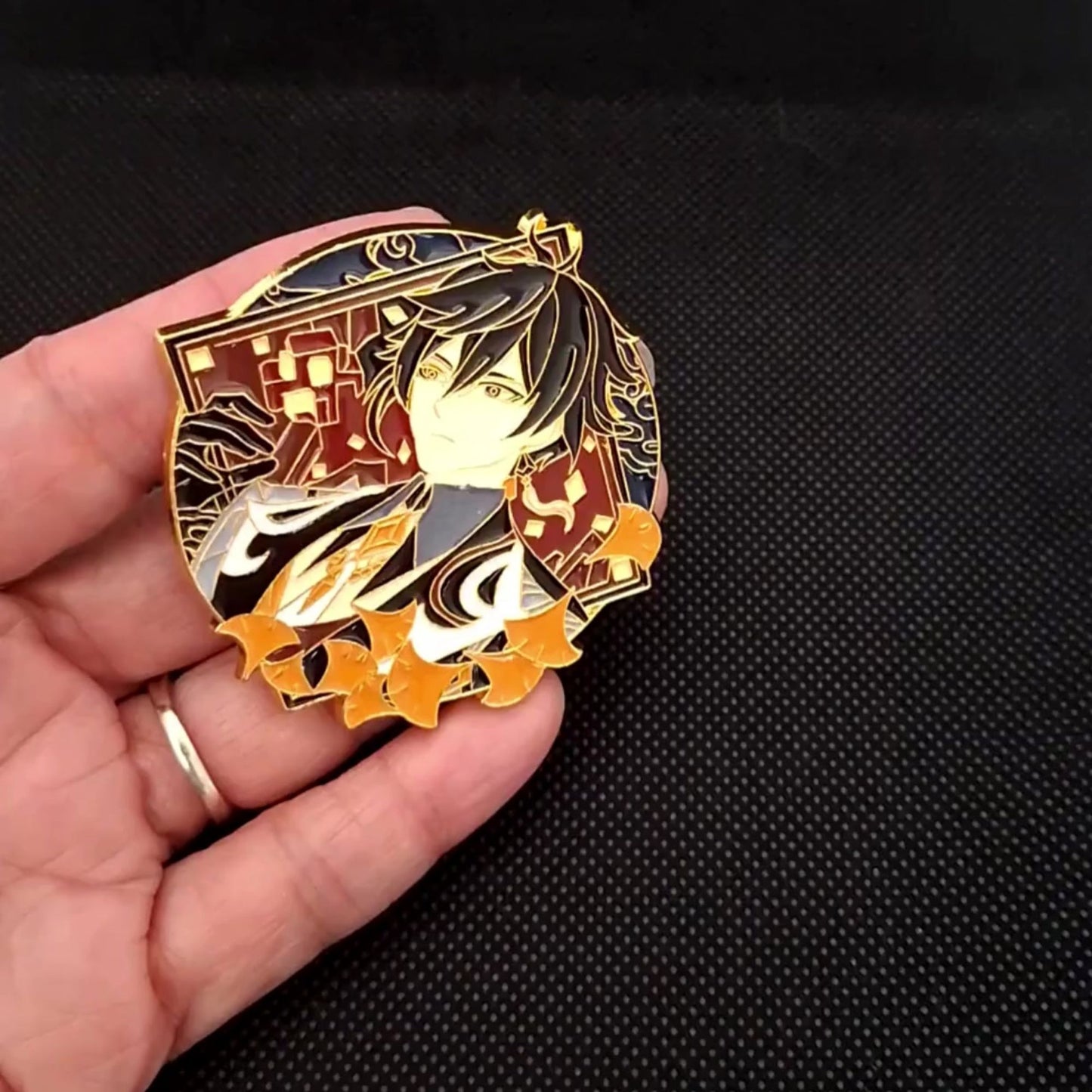  FANCYMYPIN - Genshin Impact Zhongli the mortal -2 enamel badge collectible pin