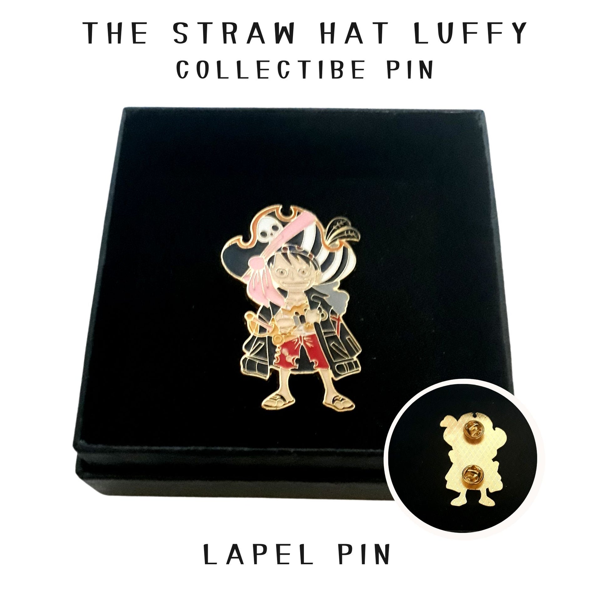 FANCYMYPIN -The straw hat luffy enamel lapel collectible pin