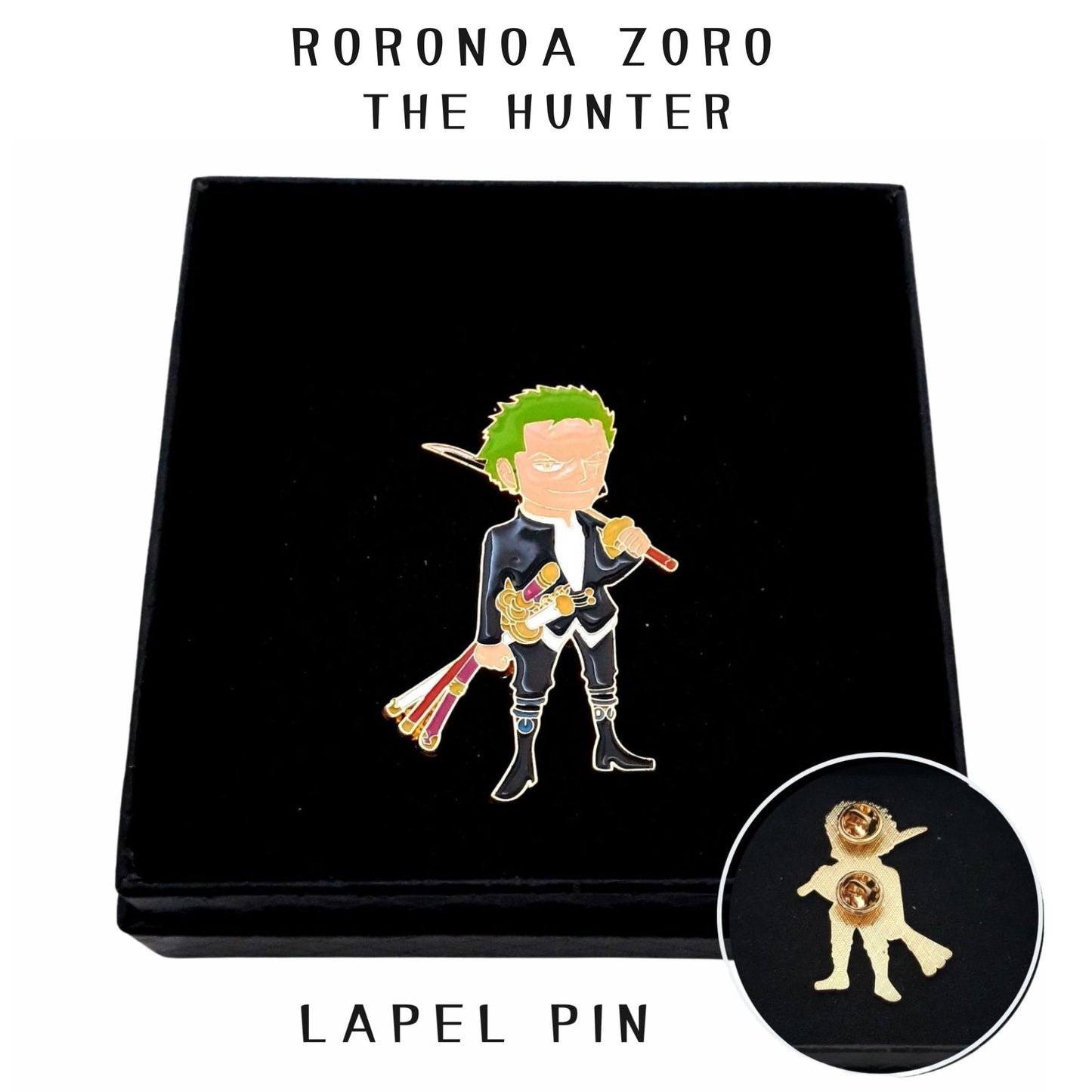 FANCYMYPIN - Roronoa Zoro The pirate hunter enamel lapel collectible pin