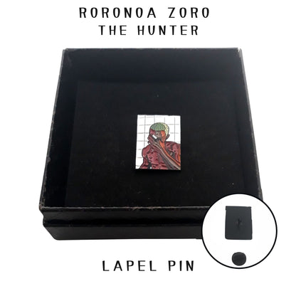 fancymypin - roronoa zoro the hunter enamel lapel pin