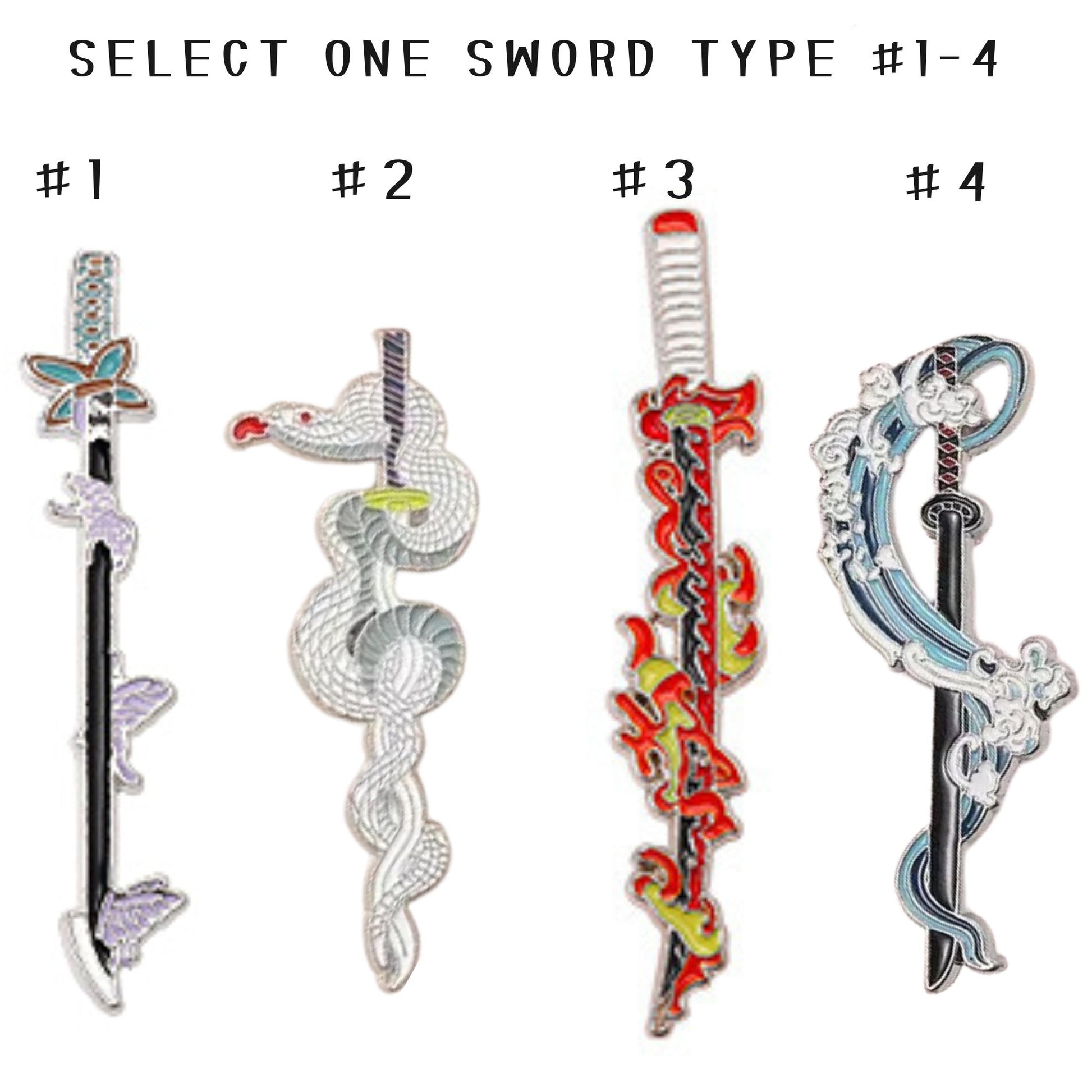 FANCYMYPIN - Anime Demon Slayer Katana Swords Brooch Lapel Collectible Pin