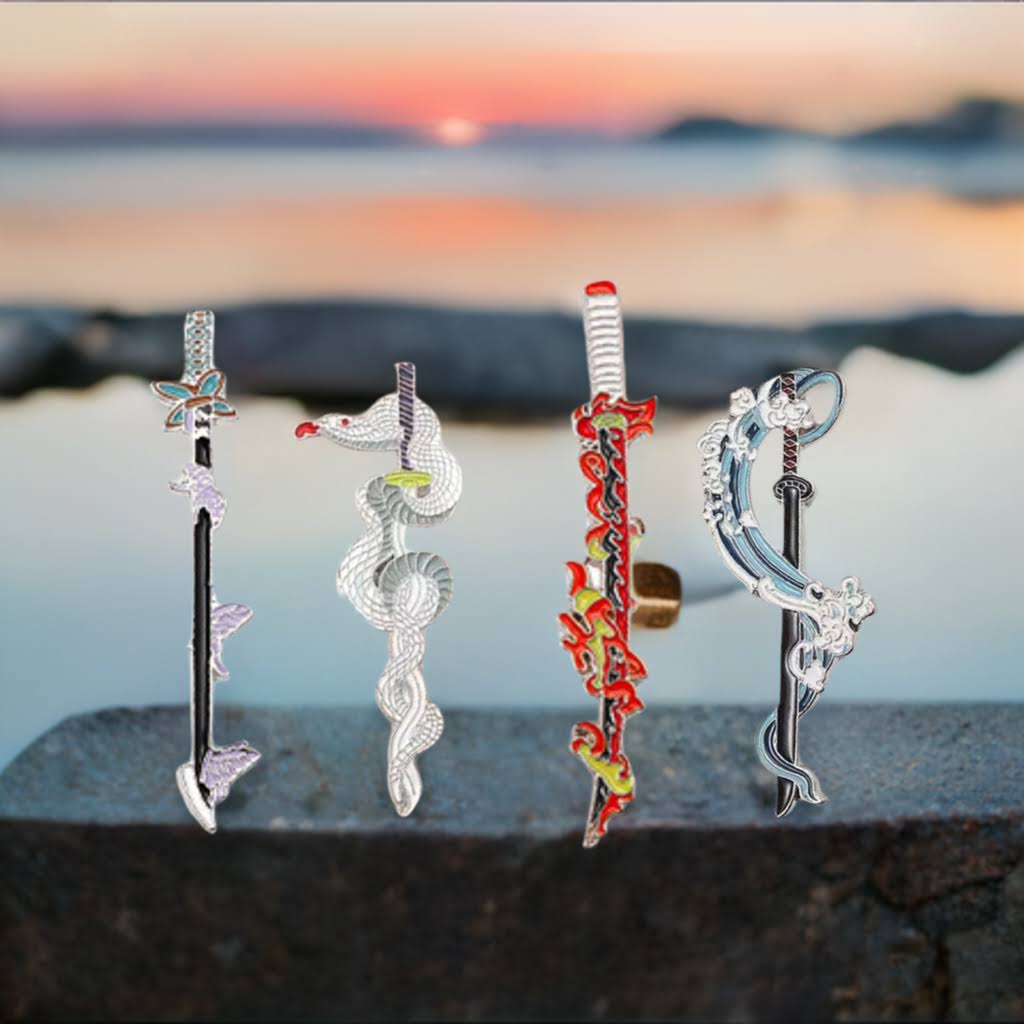 Fancymypin - Slayer swords lapel pin collection