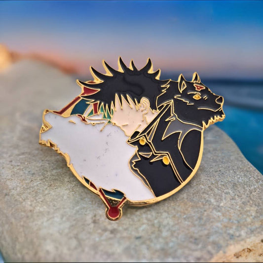 Fancymypin - The sorcerer Megumi Fushiguro enamel brooch pin