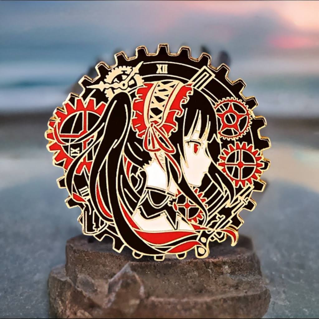 FANCYMYPIN - Anime Kurumi Tokisaki Hard Enamel Badge Collectible Pin