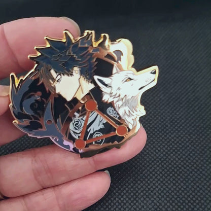 Megumi Jujutsu Kaisen Enamel Backpack Pin